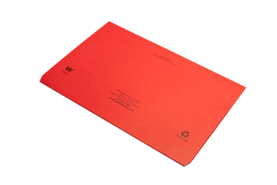 Essentials Document Wallets Foolscap Vibrant Red Pk40 1