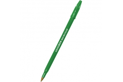 Performance Eco Range Ballpoint Pen Green 100% Recycled Plastic Pk50