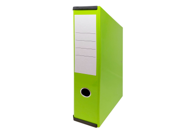 Performance Gloss Laminated Box File Green Pk1