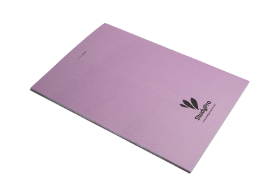 A4 Popular Exercise Book 80 Pages Pk50 8mm Feint & Margin Purple 1