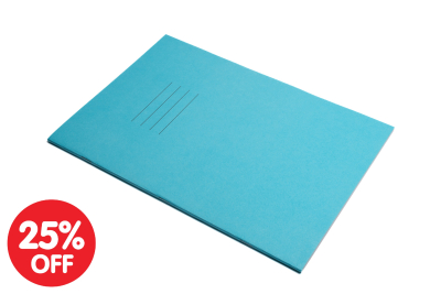 A4 Popular Exercise Book 80 Pages Pk50 7mm Squares Blue