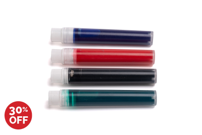 Premium Whiteboard Marker Replacement Cartridges Assorted Colours Pk12