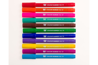 Performance Fine Tip Colouring Pen  Assorted Classpack Pk 280