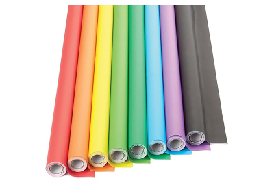 Popular Poster Paper Rolls 760mm X 10m Assorted Colours Pk10
