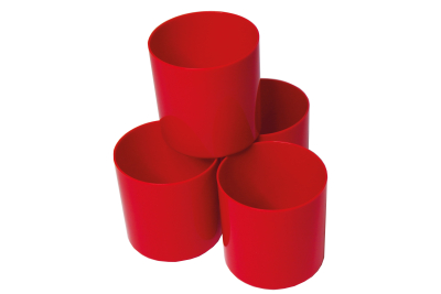 Class Caddy Table Top Organiser Pots Only Red & Yellow x5 of each  Pk 10 WSL