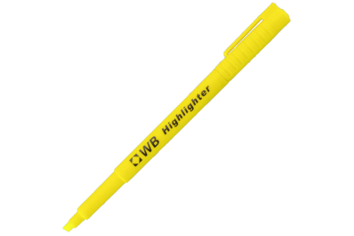 Essentials Popular Highlighter Pen Yellow Pk10