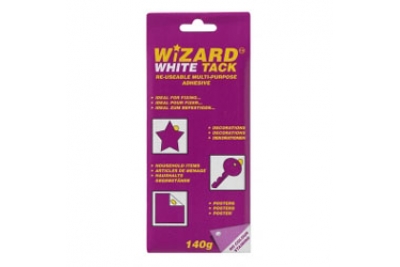 Wizard White Tack  Adhesive 140g pk 10