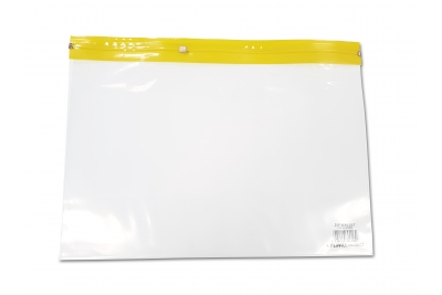 Performance Zip Wallets A4 Plus (370 x 255mm) Yellow Pk25
