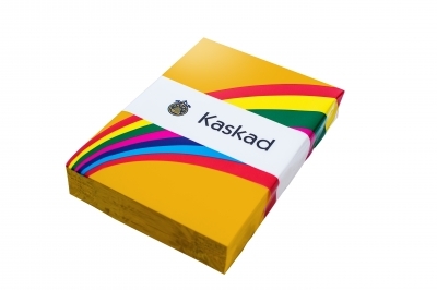 Kaskad Coloured Paper Goldcrest Yellow A4 80gsm Pk500 Sheets